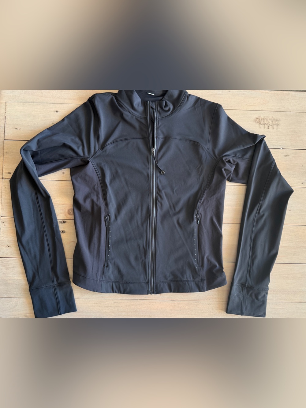Lululemon Athletic Black Full-Zip Jacket Womens 10 NWOT